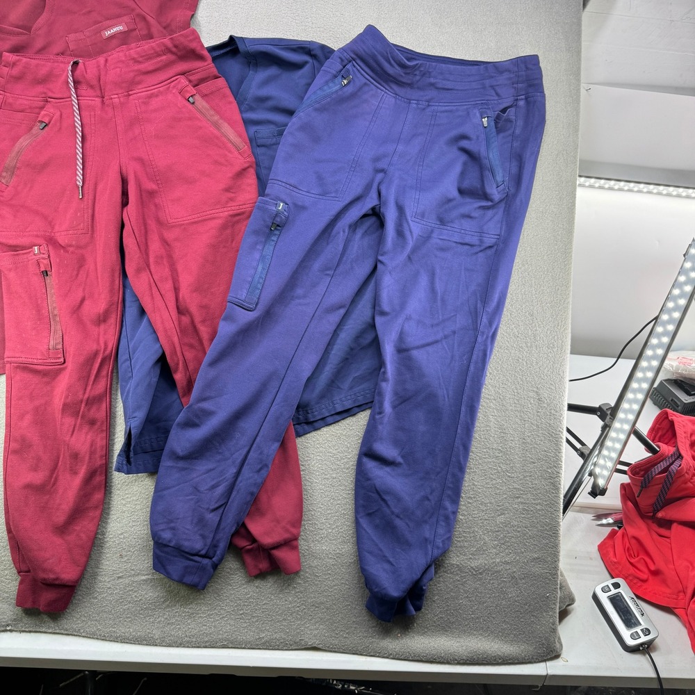 Lot of 3 Jaanuu Scrub Suits Women XS/S Multicolor Shirt Pants Medical Uniforms - Picture 3 of 16